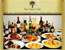 Tablet Screenshot of cubancafe.com